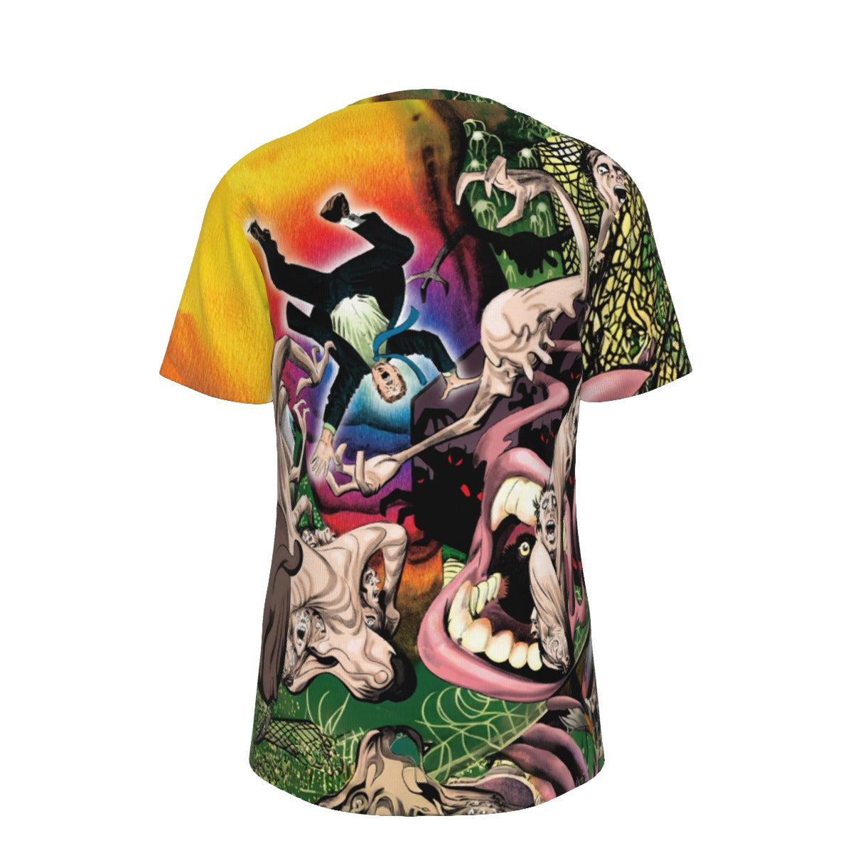 CREEPY STEVE DITKO PIN UP ALL OVER PRINT SHIRT AND TANK TOP