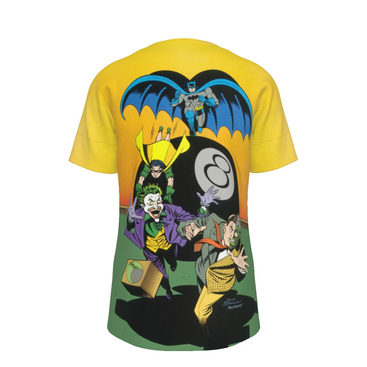 BATMAN & ROBIN PIN UP All Over Print Shirt & Tank Top - DICK SPRANG ART