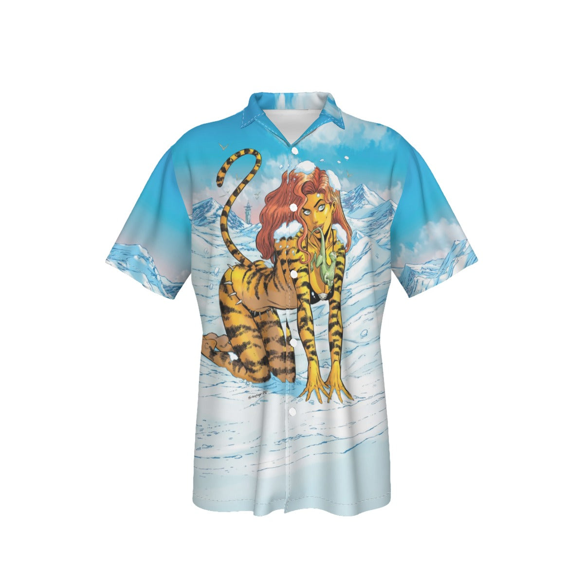 TIGRA PIN UP All Over Print Shirt & Tank Top - TIM SEELY ART