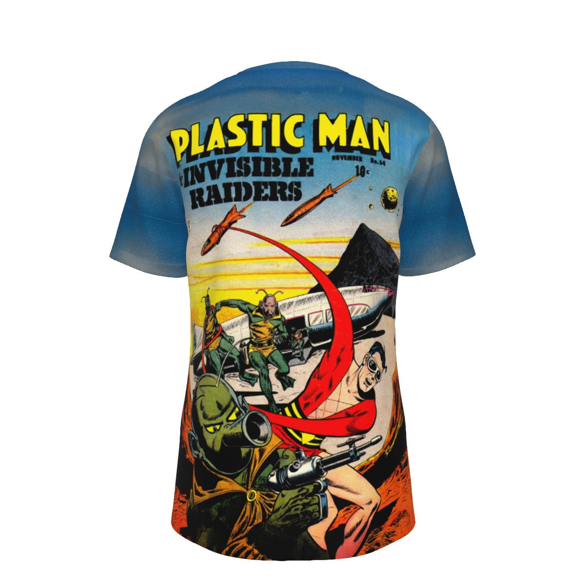 PLASTIC MAN 64 ALL OVER PRINT SHIRT AND TANK TOP