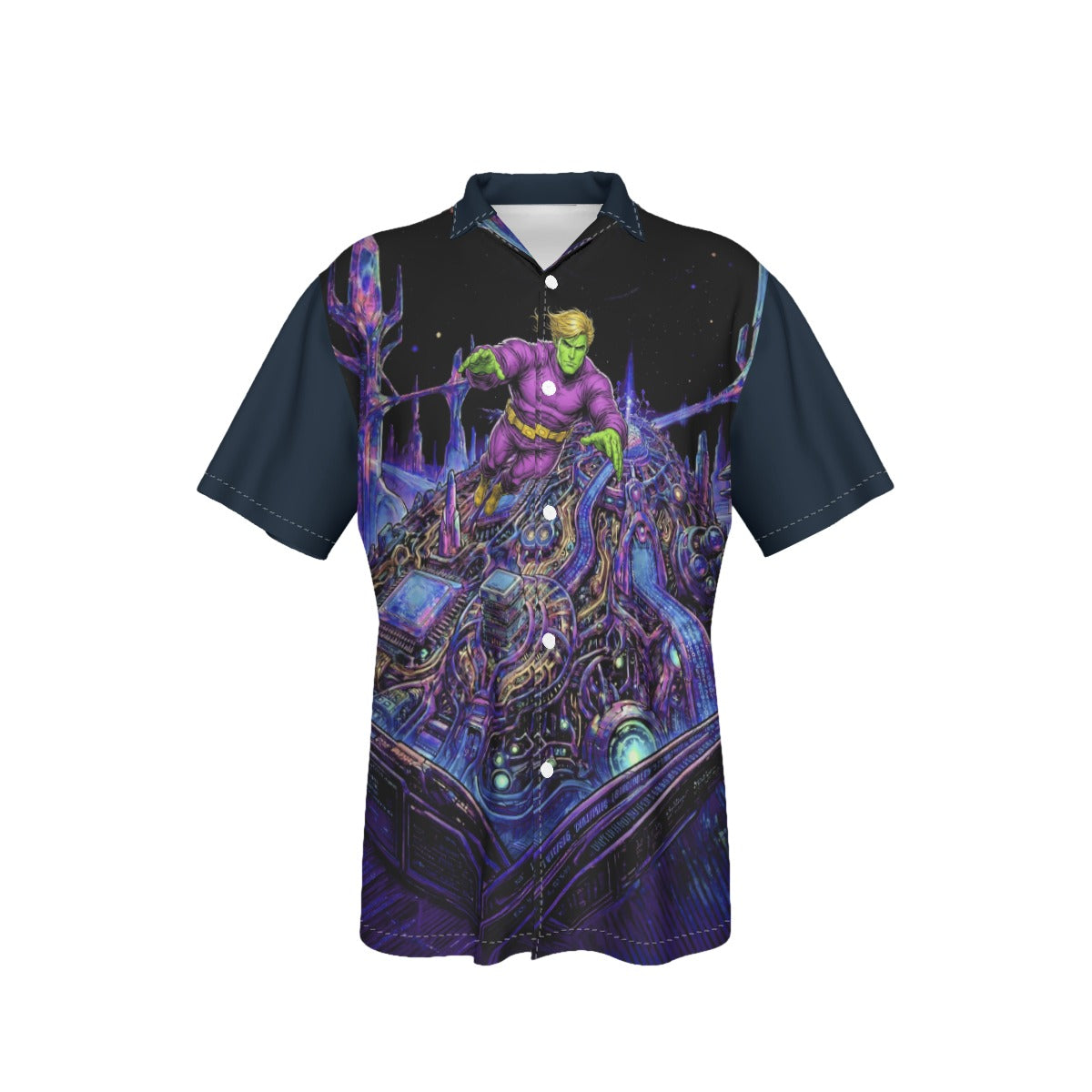 BRAINIAC 5 RUSH ALL OVER PRINT SHIRT AND TANK TOP - ORIGINAL ART BY EKA