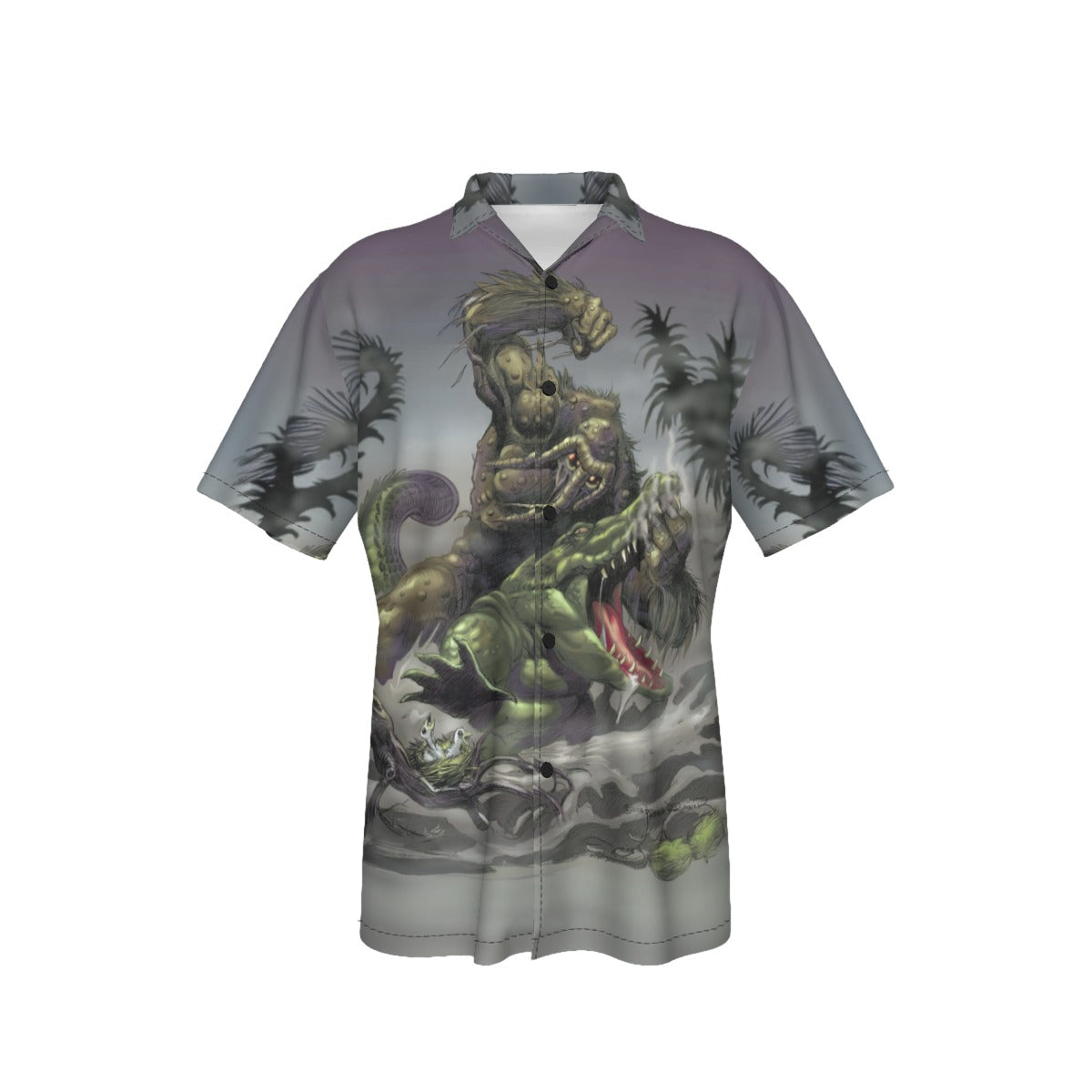 MANTHING VS CROC All Over Print Shirt & Tank Top - BRUNNER ART