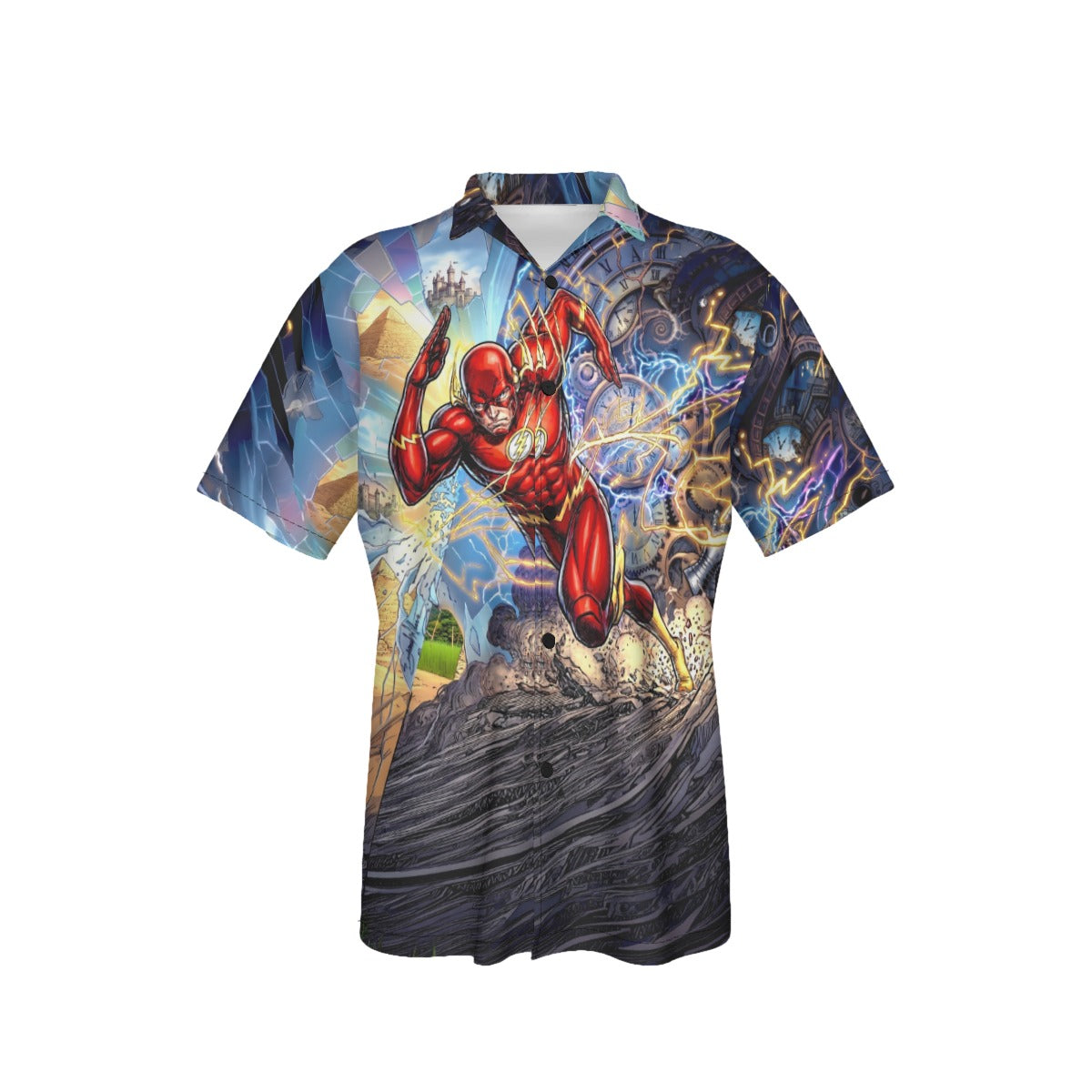 FLASH RUN THRU TIME All Over Print Shirt & Tank Top - ORIGINAL ART BY EKA