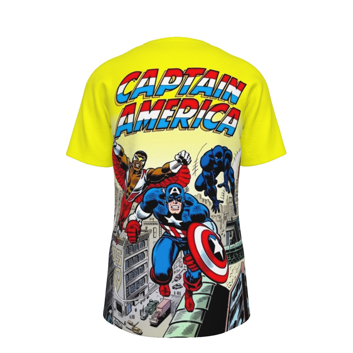 CAPTAIN AMERICA FALCON COLLECTION  ALL OVER PRINT SHIRT AND TANK TOP