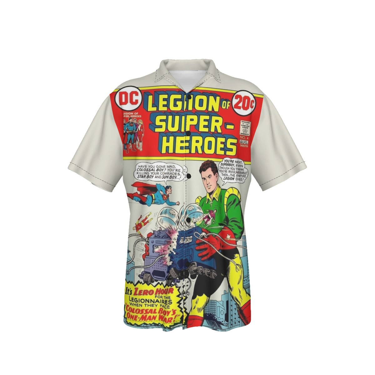 LEGION OF SUPERHEROES 2 V1 OVER PRINT SHIRT AND TANK TOP