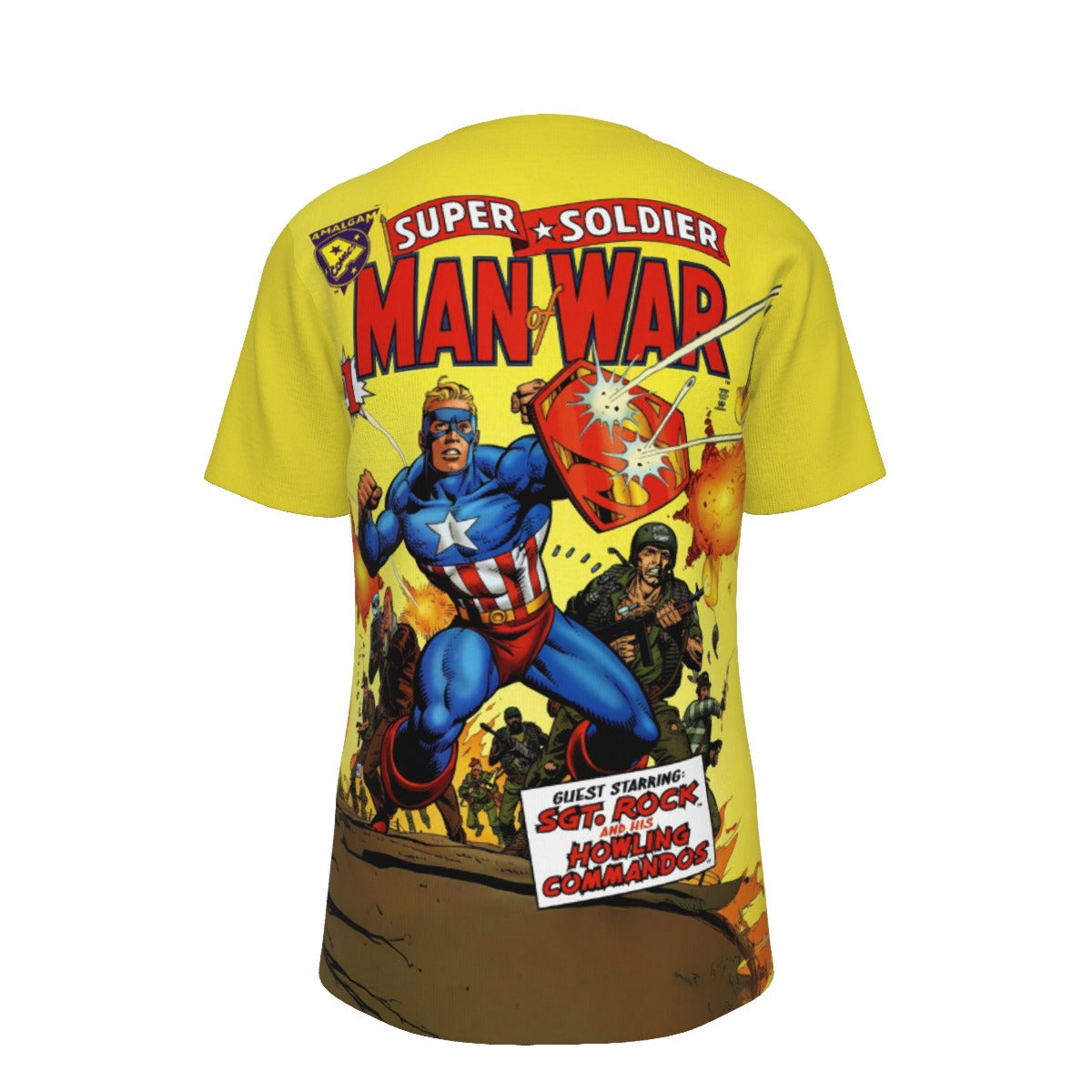 SUPER SOLDIER MAN OF WAR ALL OVER PRINT SHIRT AND TANK TOP