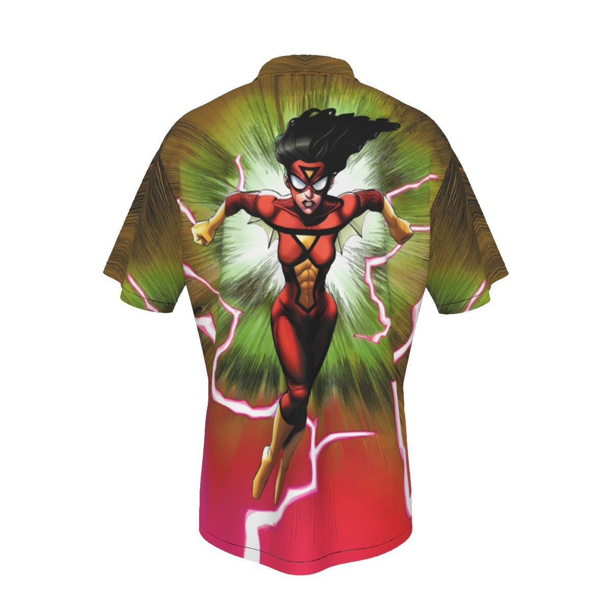 SPIDER WOMAN READY OVER PRINT SHIRT AND TANK TOP-ORIGINAL ART
