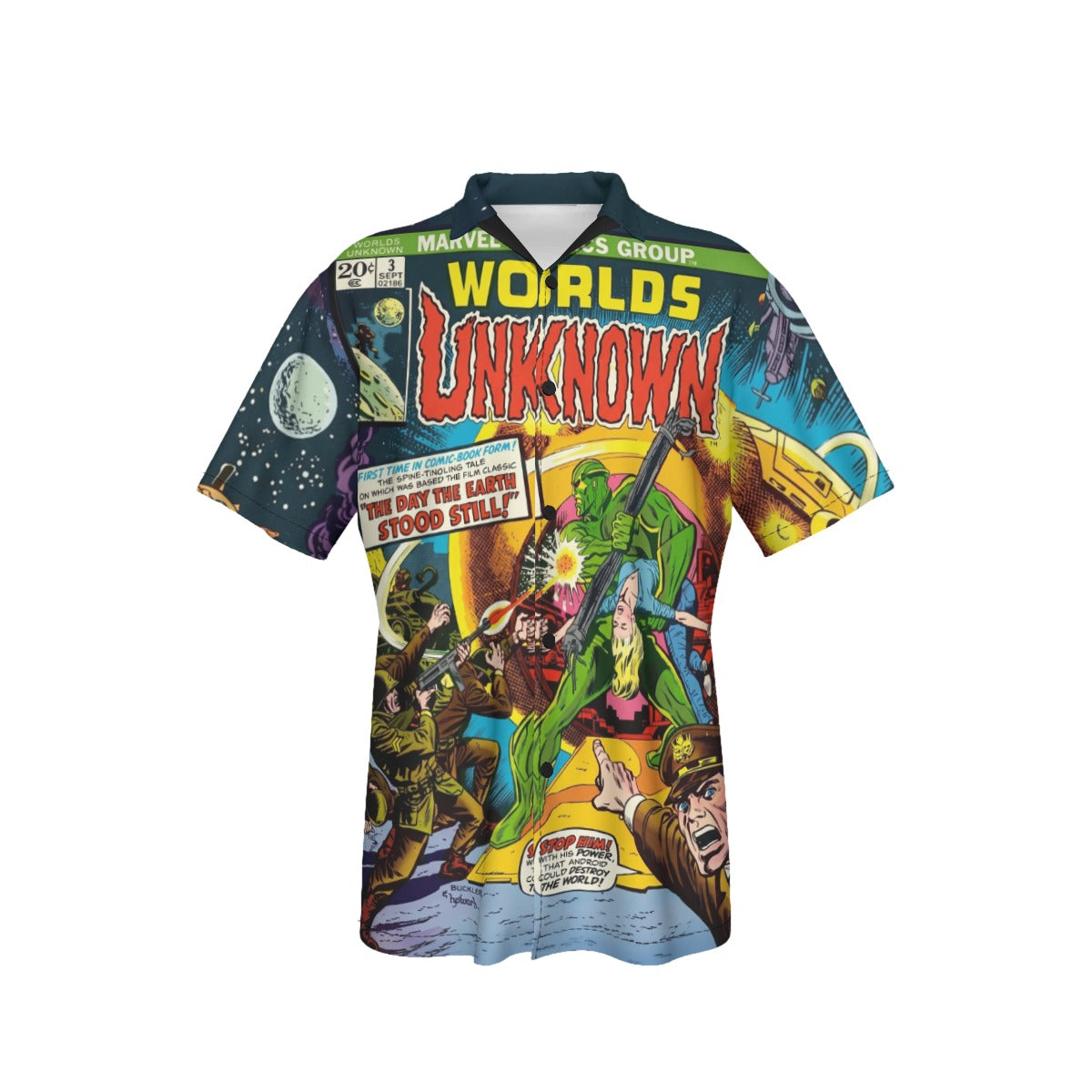 WORLDS UNKNOWN All Over Print Shirt & Tank Top - BUCKLER ART