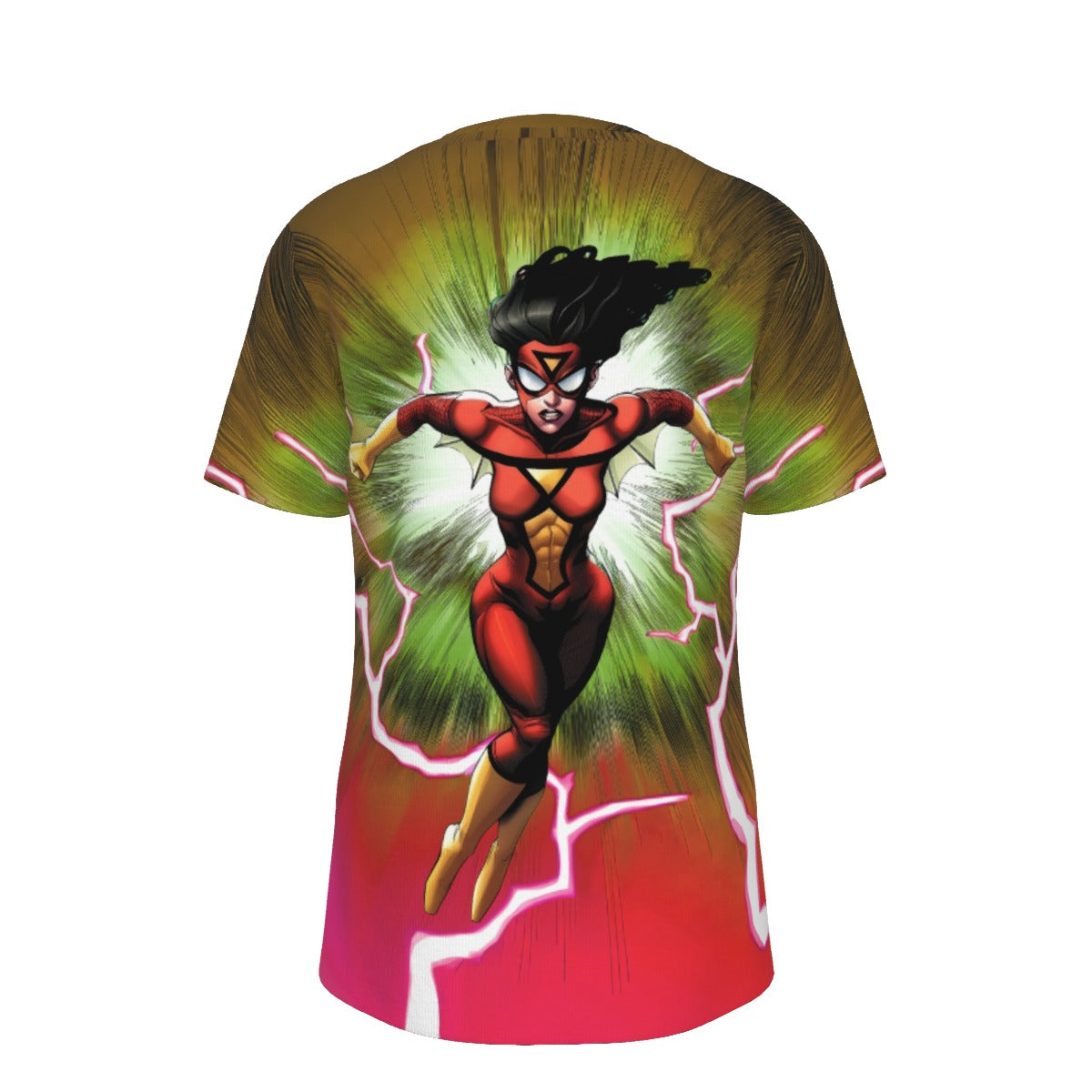 SPIDER WOMAN READY OVER PRINT SHIRT AND TANK TOP-ORIGINAL ART