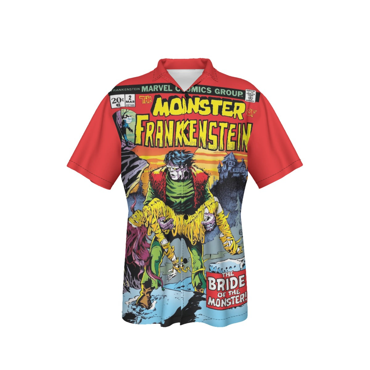 MONSTER OF FRANKENSTEIN 2 All Over Print Shirt & Tank Top - PLOOG ART