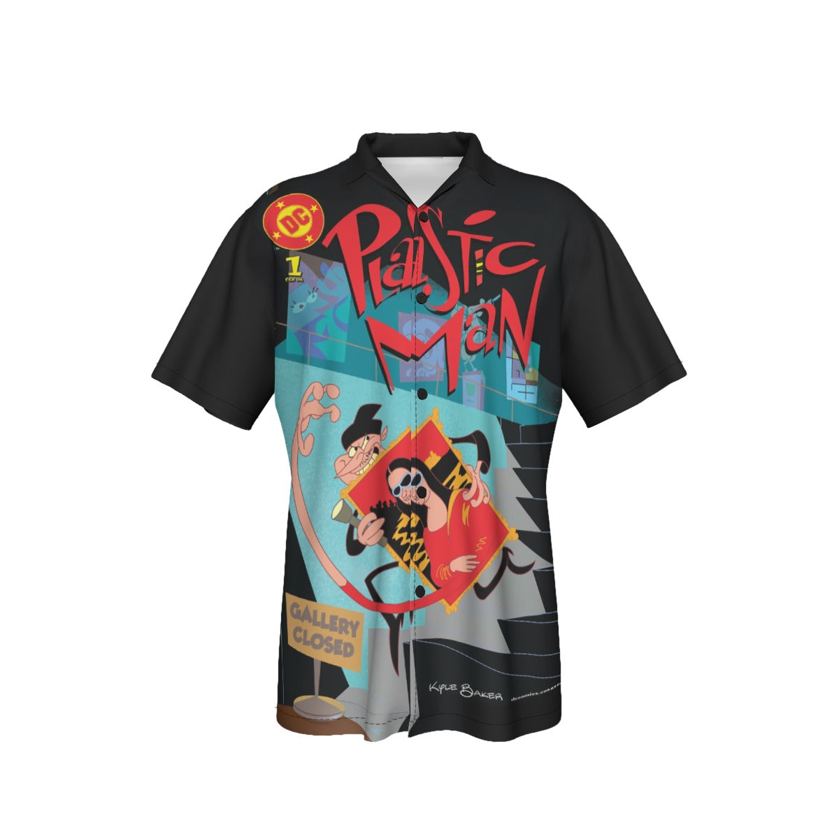 PLASTIC MAN 1 V4 ALL OVER PRINT SHIRT AND TANK TOP