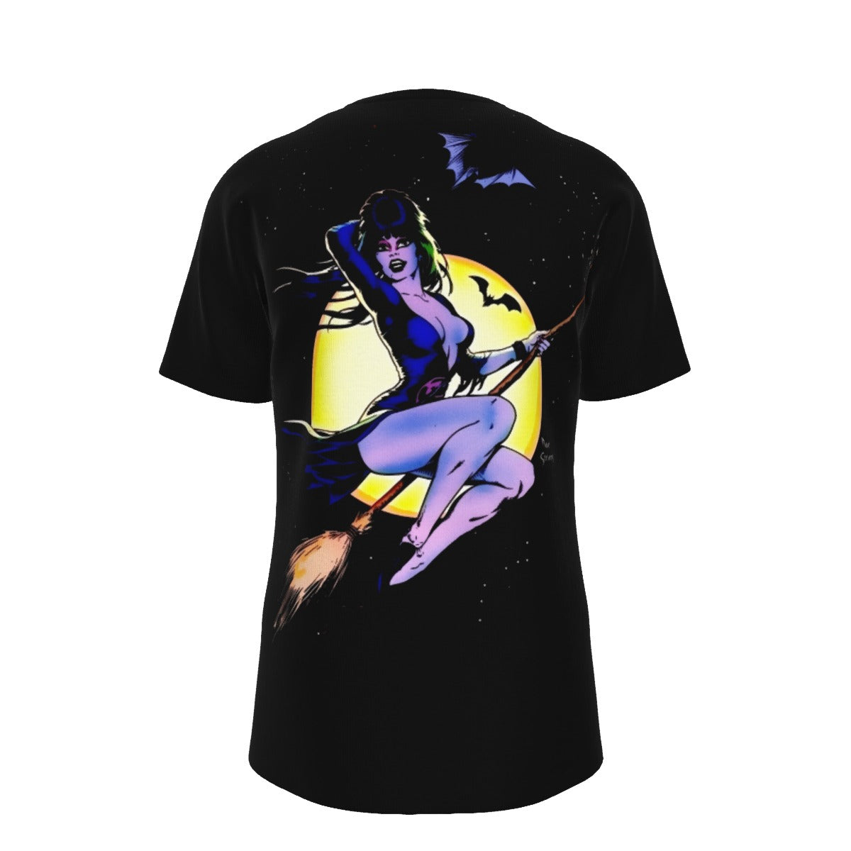 ELVIRA THE WITCH ALL OVER PRINT SHIRT AND TANK TOP