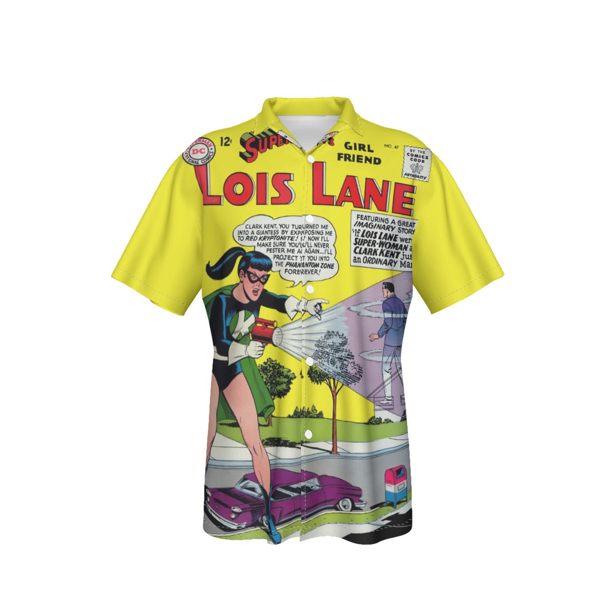 LOIS LANE 47 All Over Print Shirt & Tank Top