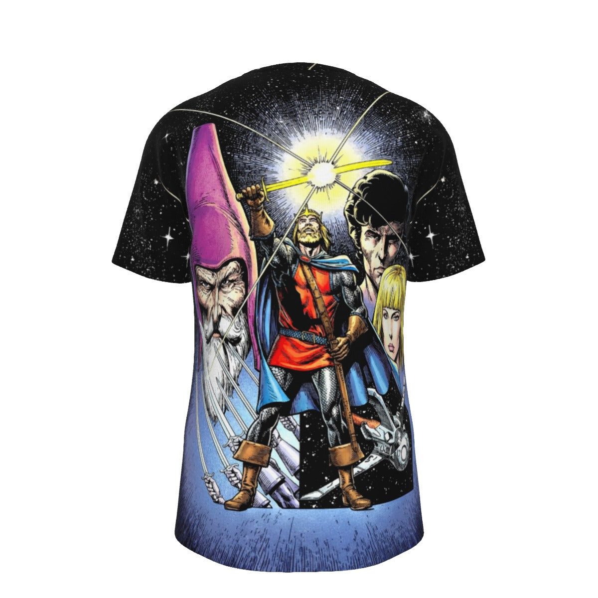 CAMELOT 3000 TRIBUTE ALL OVER PRINT SHIRT AND TANK TOP- ORIGINAL ART