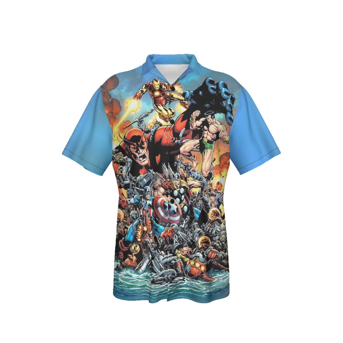 AVENGERS PINUP GO All Over Print Shirt & Tank Top - MICHAEL GOLDEN