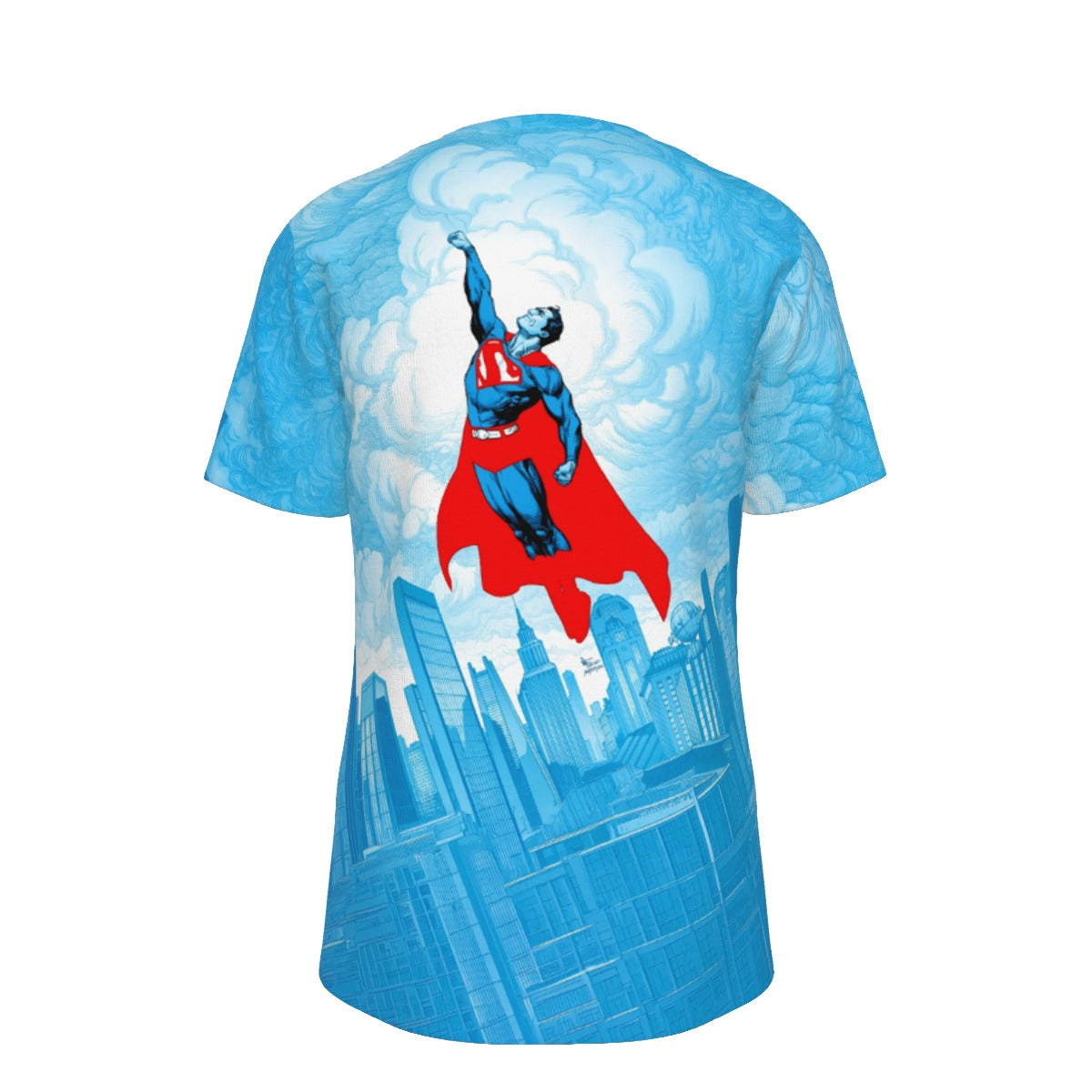 SUPERMAN RED AND BLUE All Over Print Shirt & Tank Top