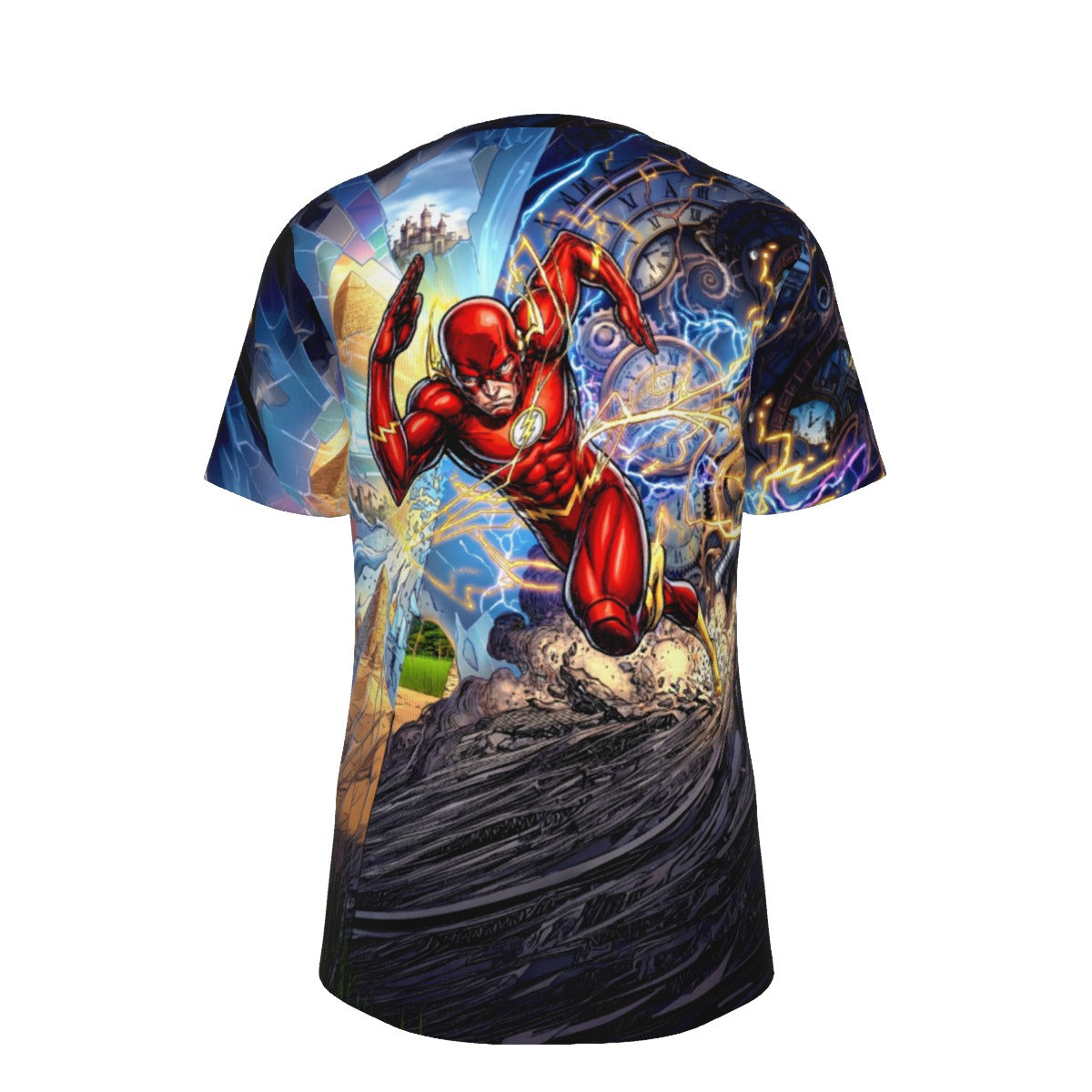 FLASH RUN THRU TIME All Over Print Shirt & Tank Top - ORIGINAL ART BY EKA