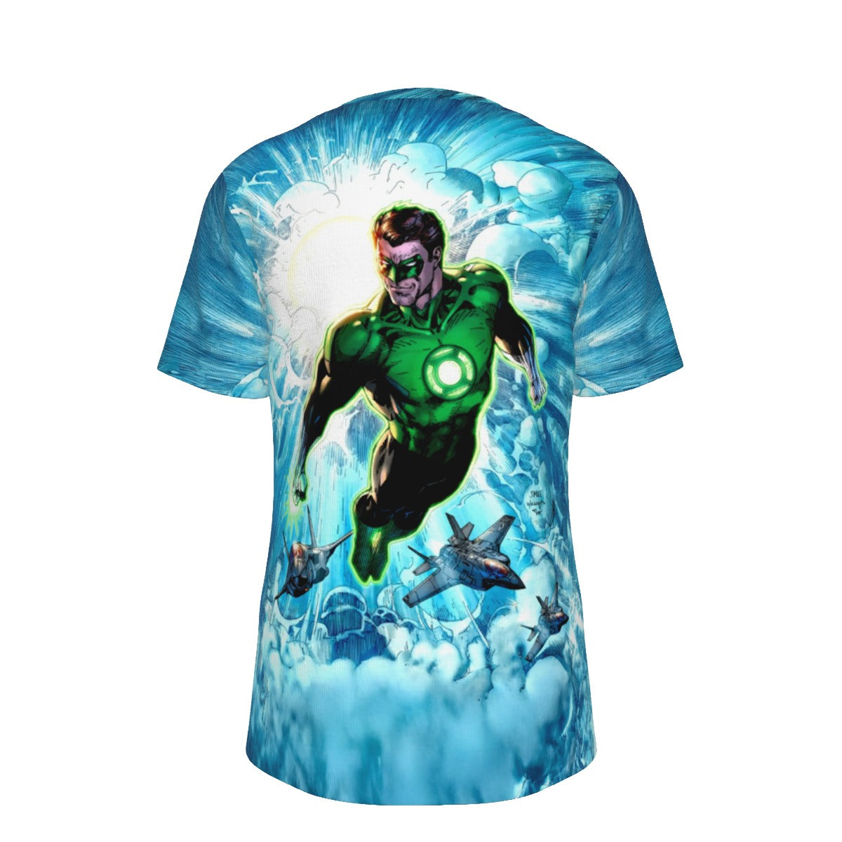 GREEN LANTERN 80TH ANNY All Over Print Shirt & Tank Top - JIM LEE ART