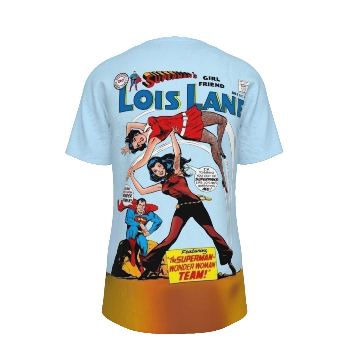 LOIS LANE 73 All Over Print Shirt & Tank Top  with WONDER WOMAN AND SUPERMAN