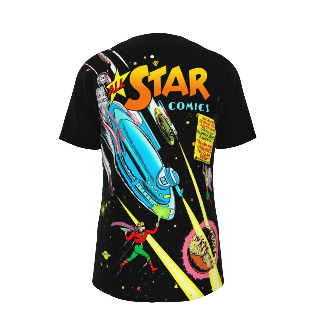 ALL STAR COMICS 55  PIN UP ALL OVER PRINT SHIRT AND TANK TOP- JSA