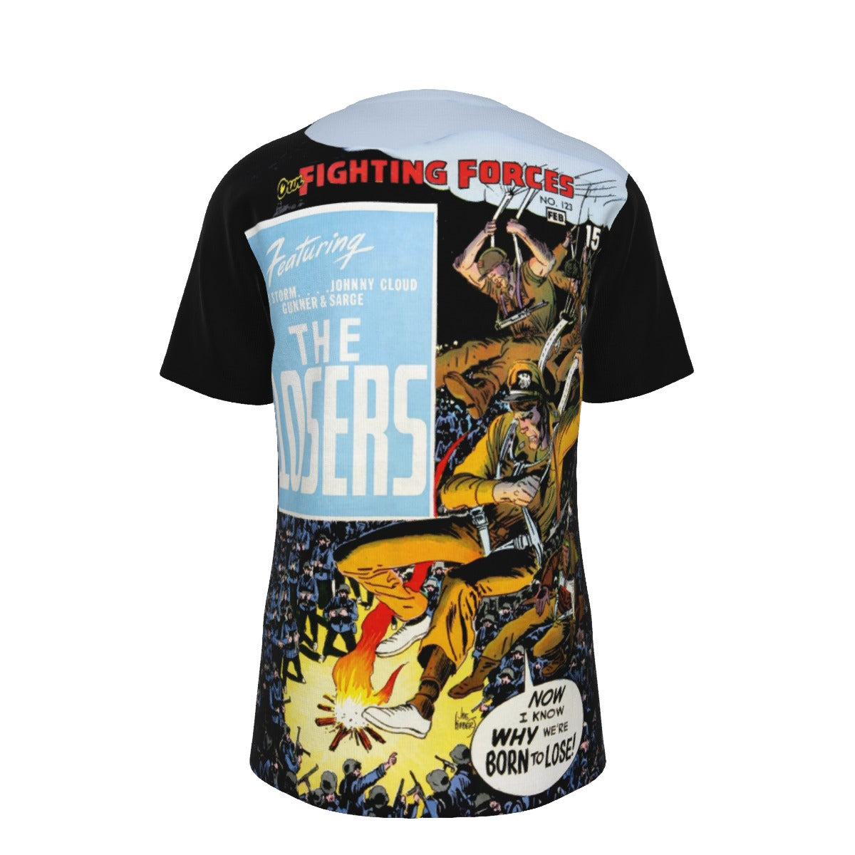 OUR FIGHTING FORCES 121 OVER PRINT SHIRT AND TANK TOP