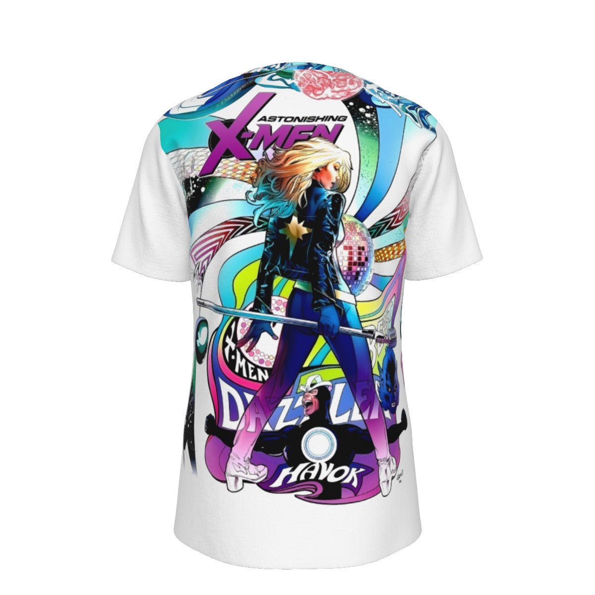 ASTONISHING XMEN 13 v3 PIN UP ALL OVER PRINT SHIRT AND TANK TOP - DAZZLER