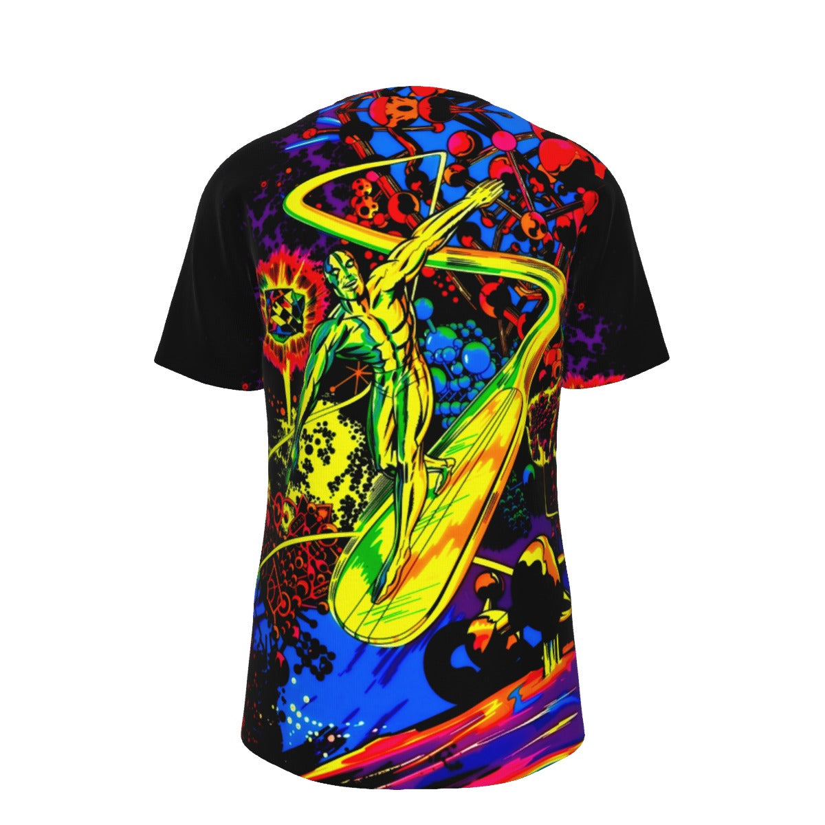PSYCHEDELIC SILVER SURFER OVER PRINT SHIRT AND TANK TOP - JACK KIRBY ART