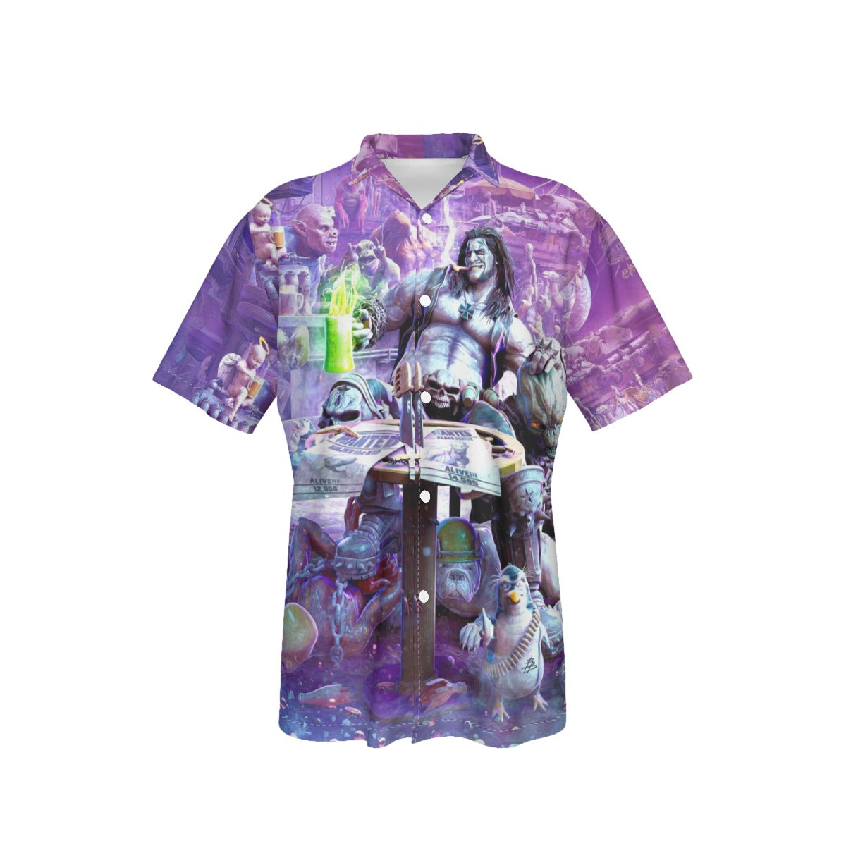 LOBO FROM OMEGA MEN All Over Print Shirt & Tank Top