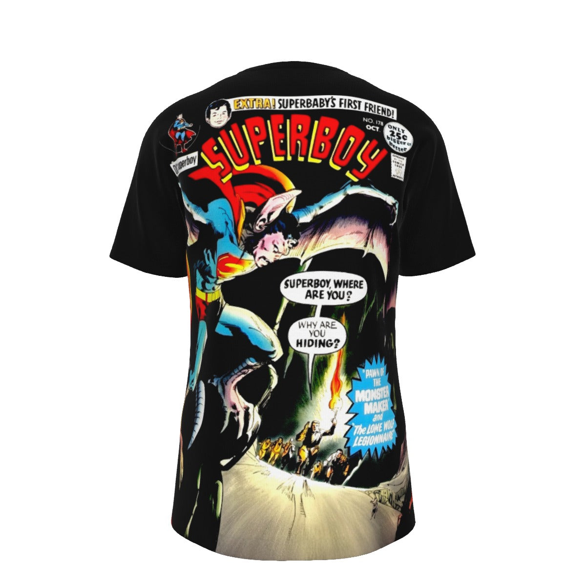 SUPERBOY 178 OVER PRINT SHIRT AND TANK TOP - NEAL ADAMS ART