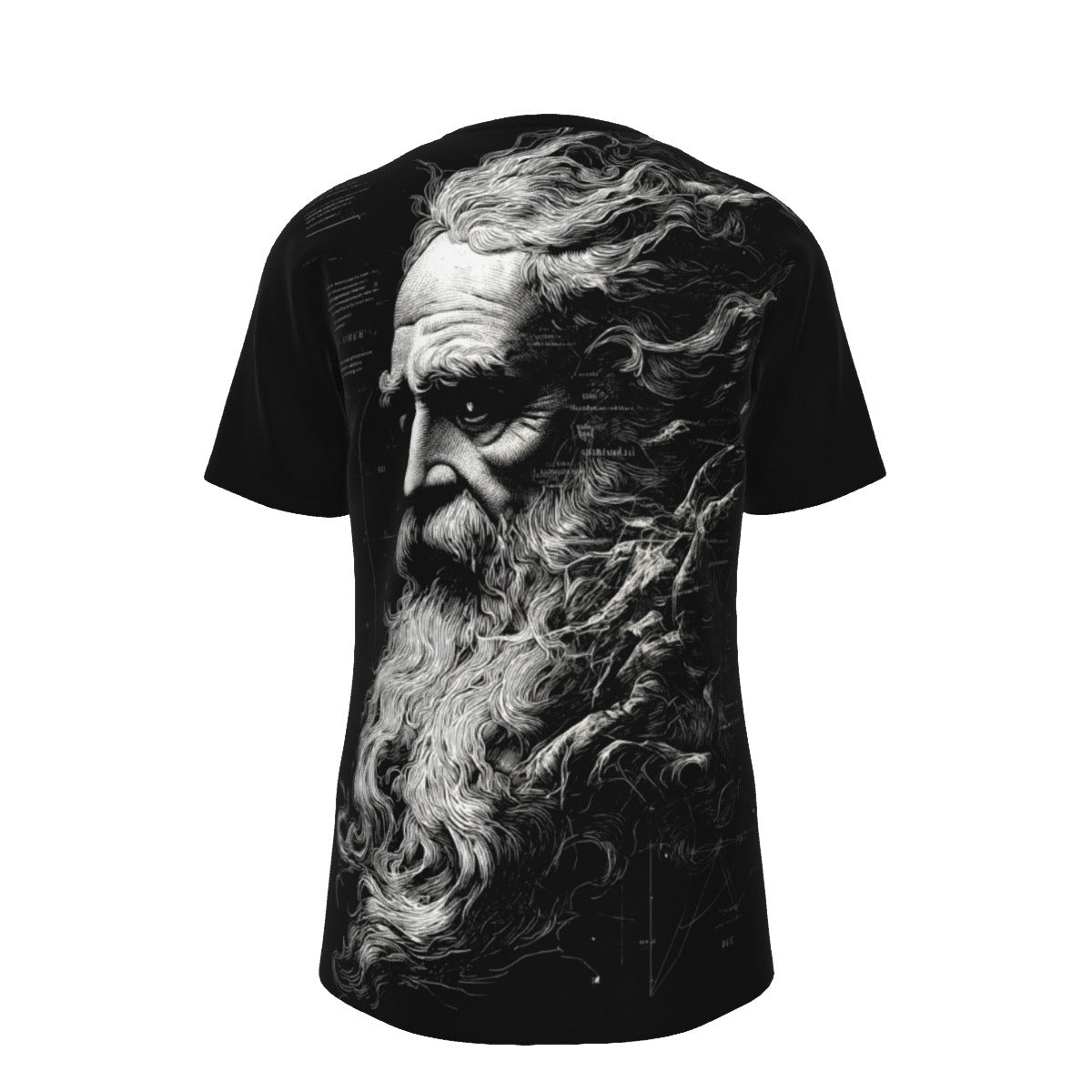 THE DAVINCI BEARD ALL OVER PRINT SHIRT AND TANK TOP -ORIGINAL ART