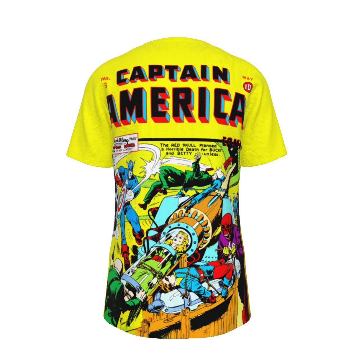 CAPTAIN AMERICA COMICS 3 READY OVER PRINT SHIRT AND TANK TOP