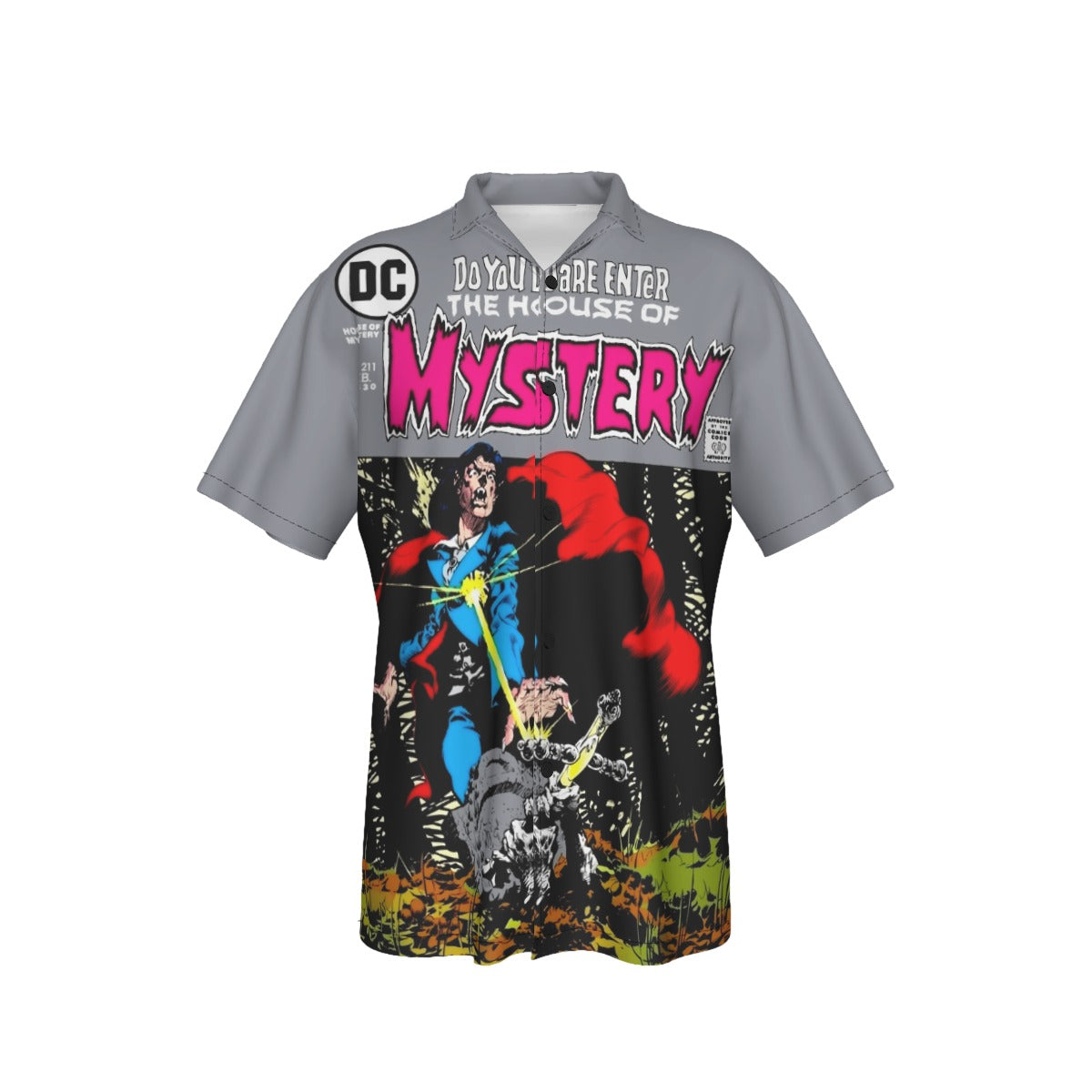 HOUSE OF MYSTERY 211 ALL OVER PRINT SHIRTS AND TANK TOP - BERNIE WRIGHTSON