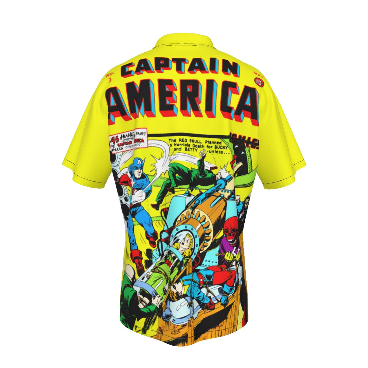 CAPTAIN AMERICA COMICS 3 READY OVER PRINT SHIRT AND TANK TOP