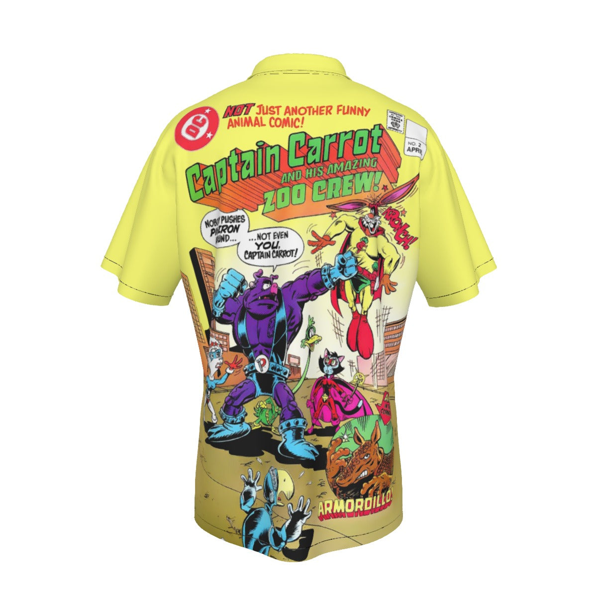 CAPTAIN CARROT AND THE AMAZING ZOO CREW 2 OVER PRINT SHIRT AND TANK TOP