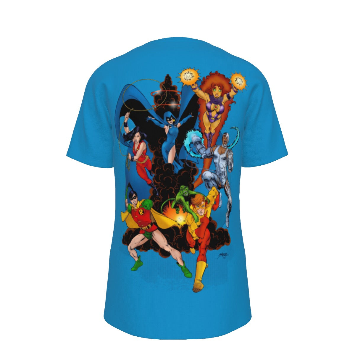 NEW TEEN TITANS PIN UP All Over Print Shirt & Tank Top-GEORGE PEREZ ART