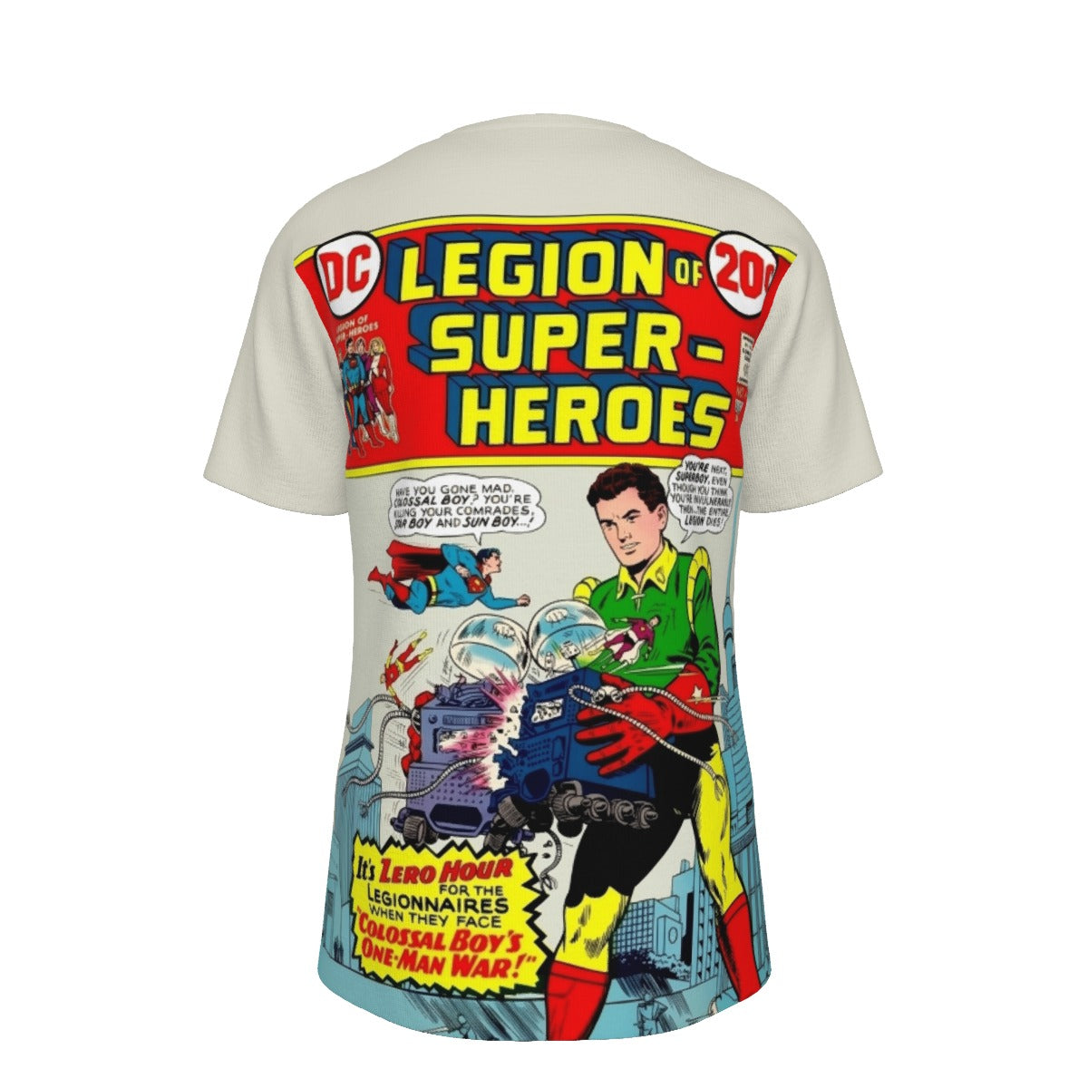 LEGION OF SUPERHEROES 2 V1 OVER PRINT SHIRT AND TANK TOP
