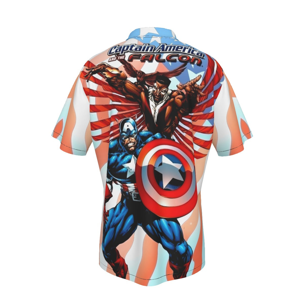 CAPTAIN AMERICA FALCON COLLECTION 2 ALL OVER PRINT SHIRT AND TANK TOP
