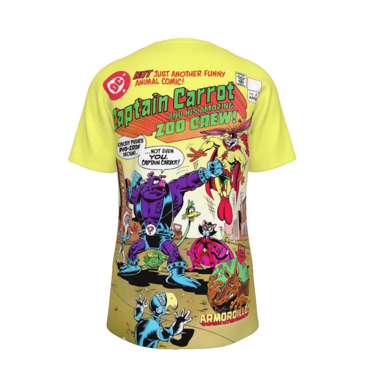 CAPTAIN CARROT AND THE AMAZING ZOO CREW 2 OVER PRINT SHIRT AND TANK TOP