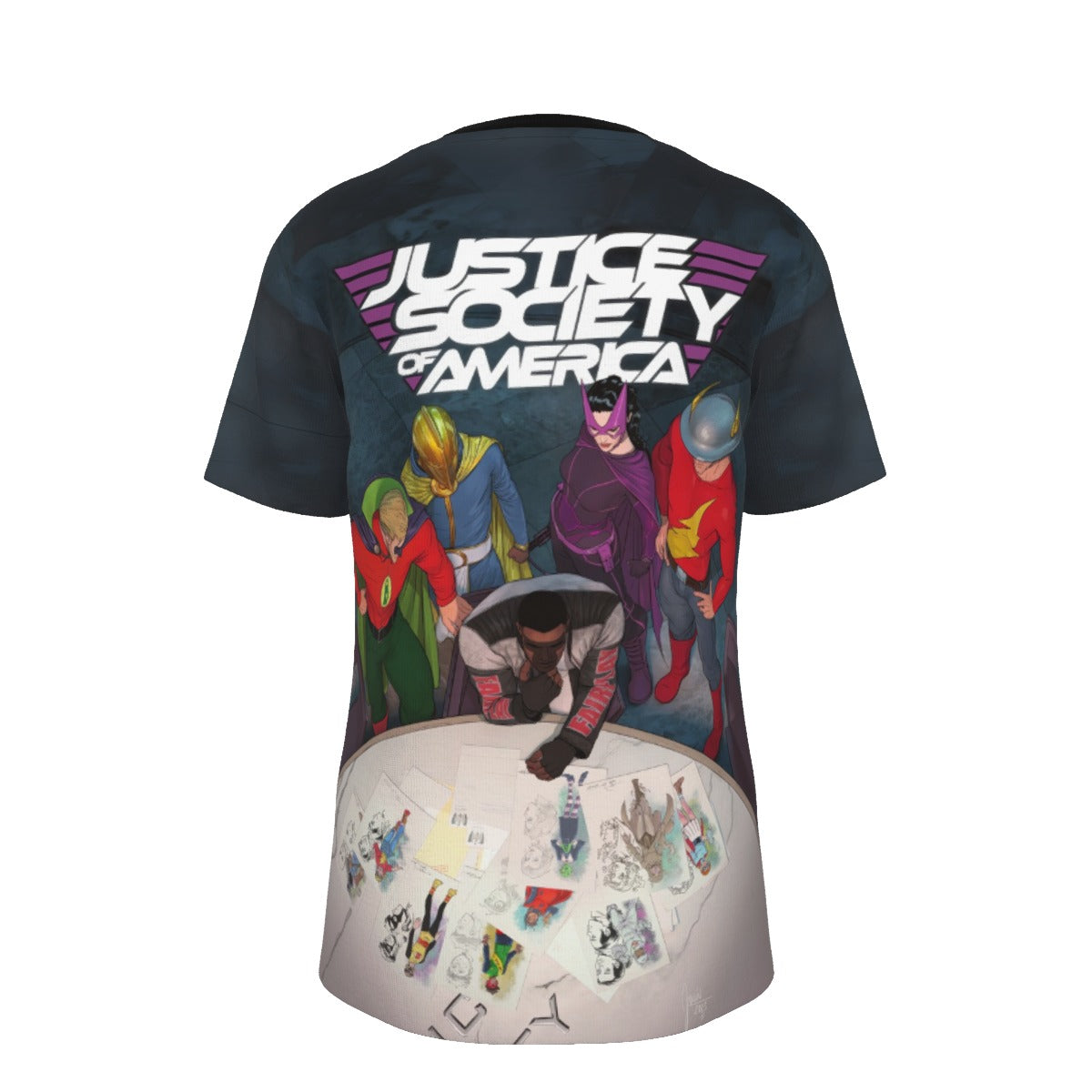 JUSTICE SOCIETY OF AMERICA 3 V6 All Over Print Shirt & Tank Top