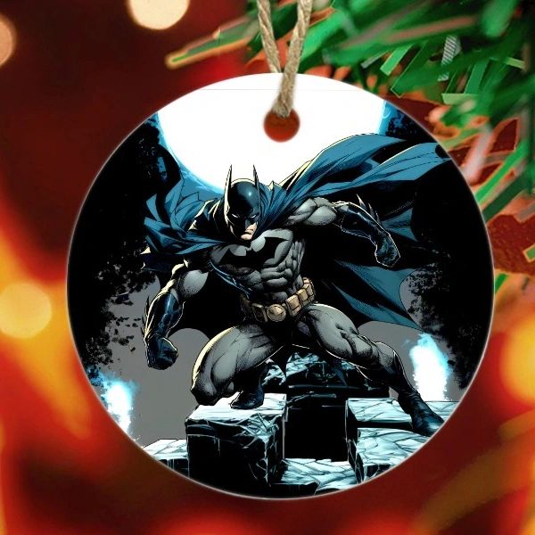 BATMAN EARTH 1 CHRISTMAS TREE ORNAMENT