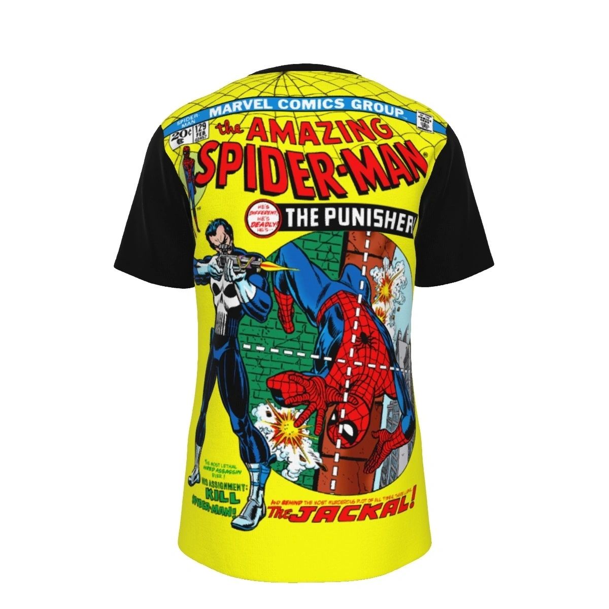 SPIDERMAN 129 READY ALL OVER SHIRT AND TANK TOP - WITH PUNISHER