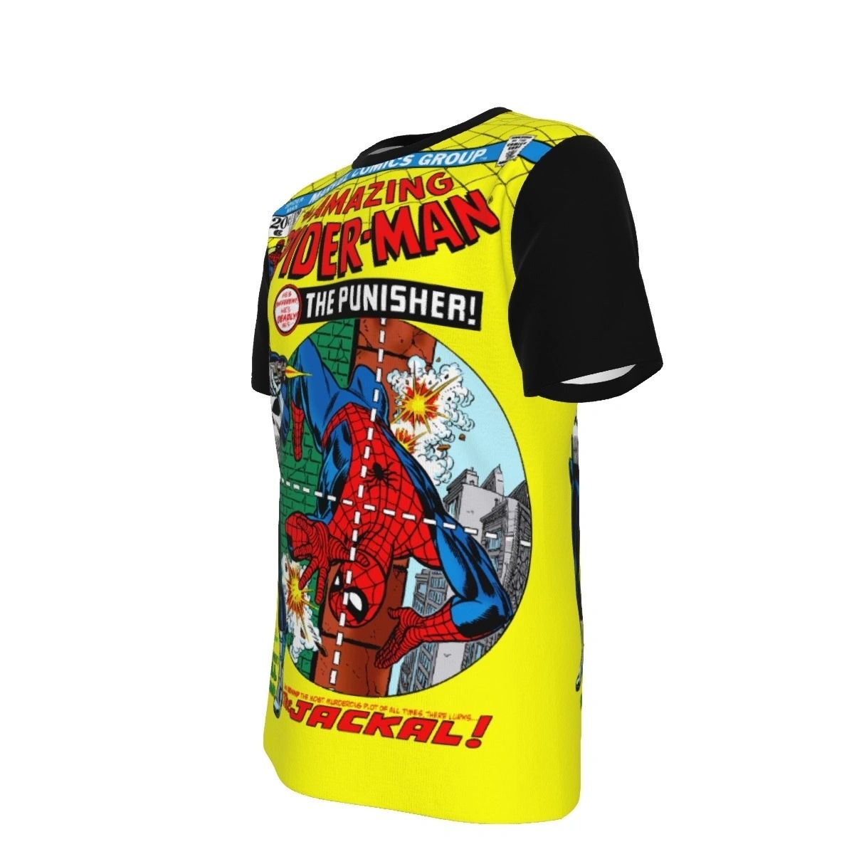 SPIDERMAN 129 READY ALL OVER SHIRT AND TANK TOP - WITH PUNISHER