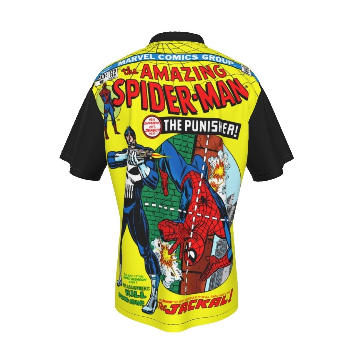 SPIDERMAN 129 READY ALL OVER SHIRT AND TANK TOP - WITH PUNISHER