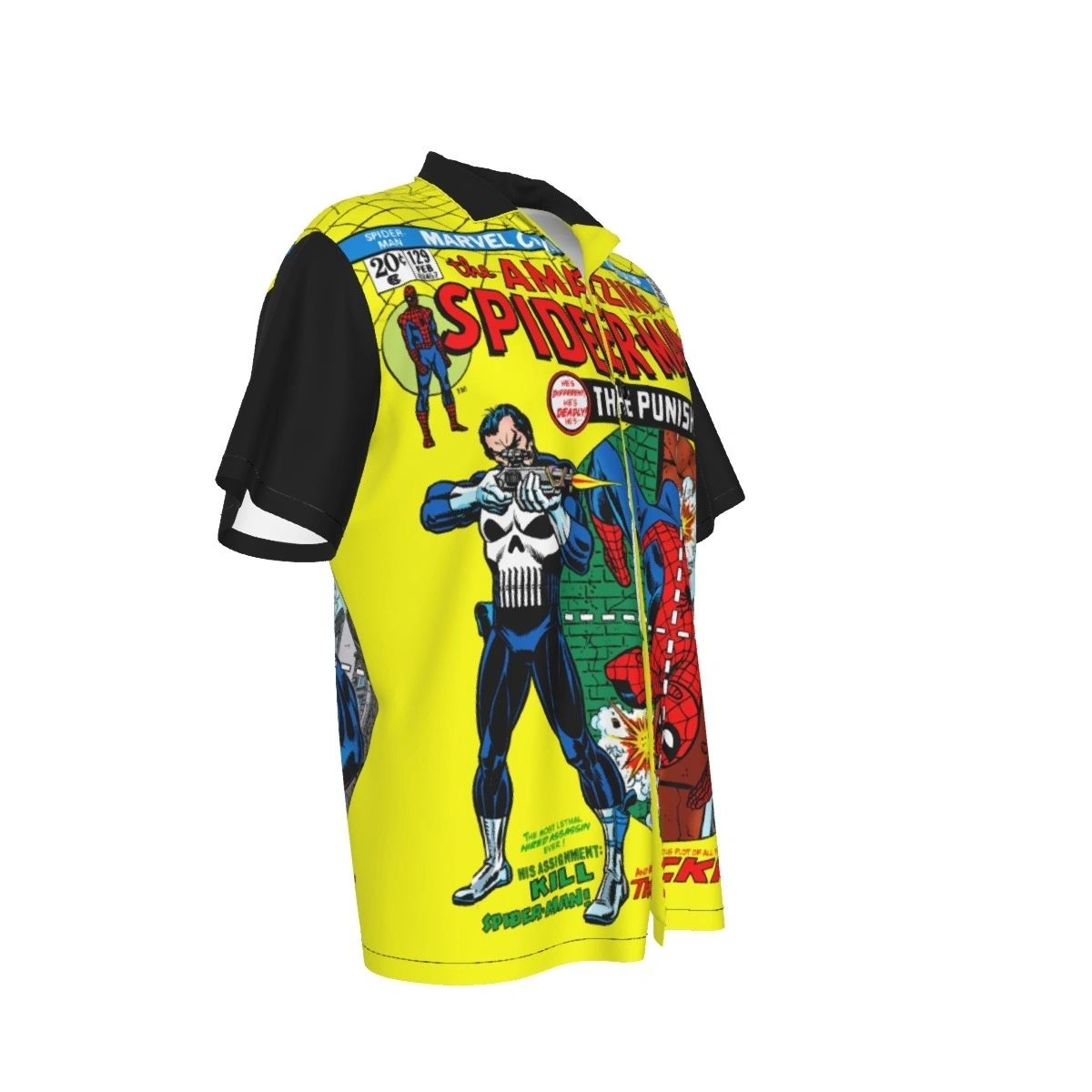 SPIDERMAN 129 READY ALL OVER SHIRT AND TANK TOP - WITH PUNISHER