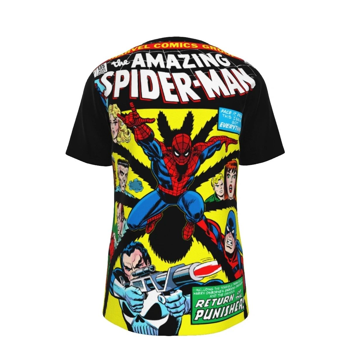 SPIDERMAN 135 ALL OVER SHIRT AND TANK TOP