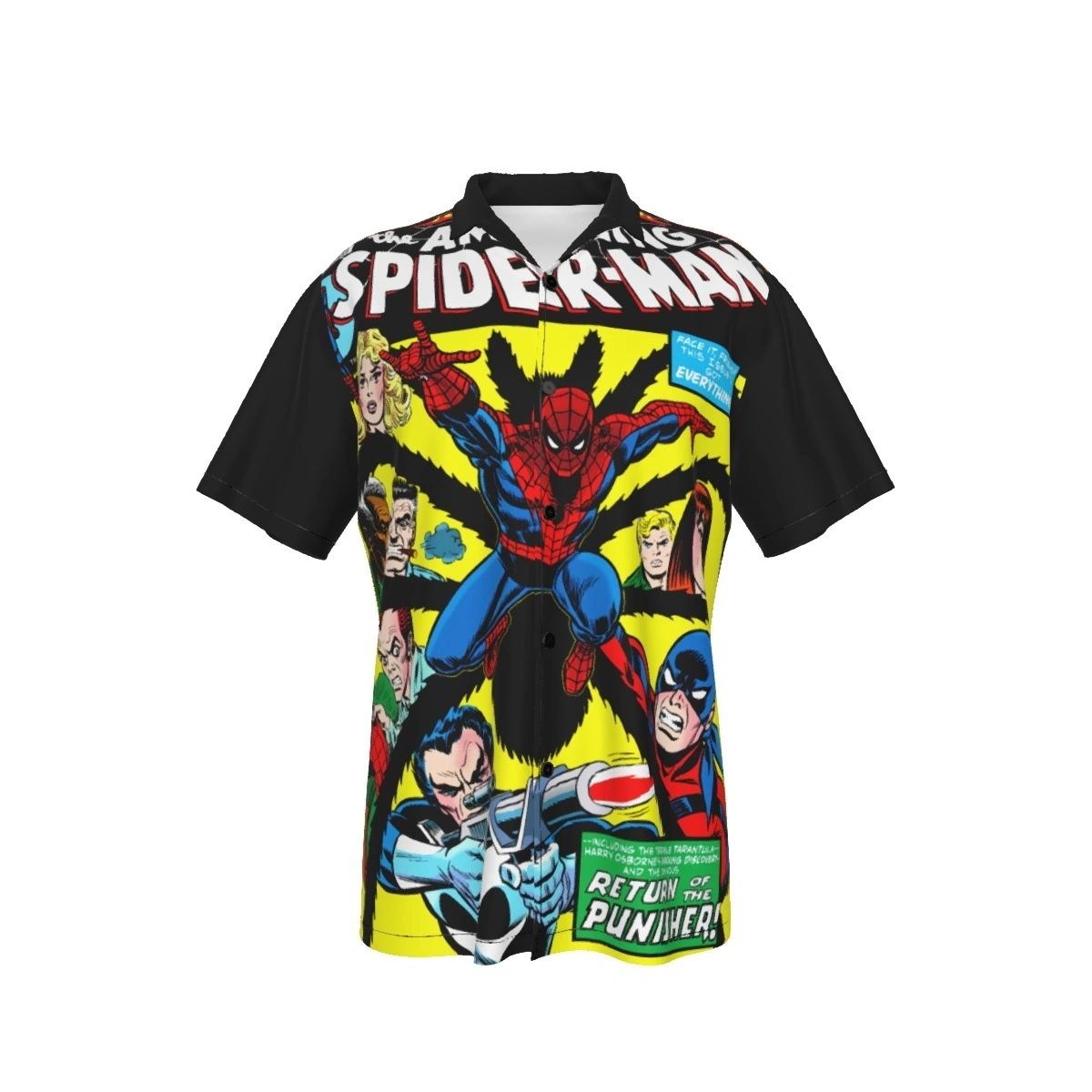 SPIDERMAN 135 ALL OVER SHIRT AND TANK TOP