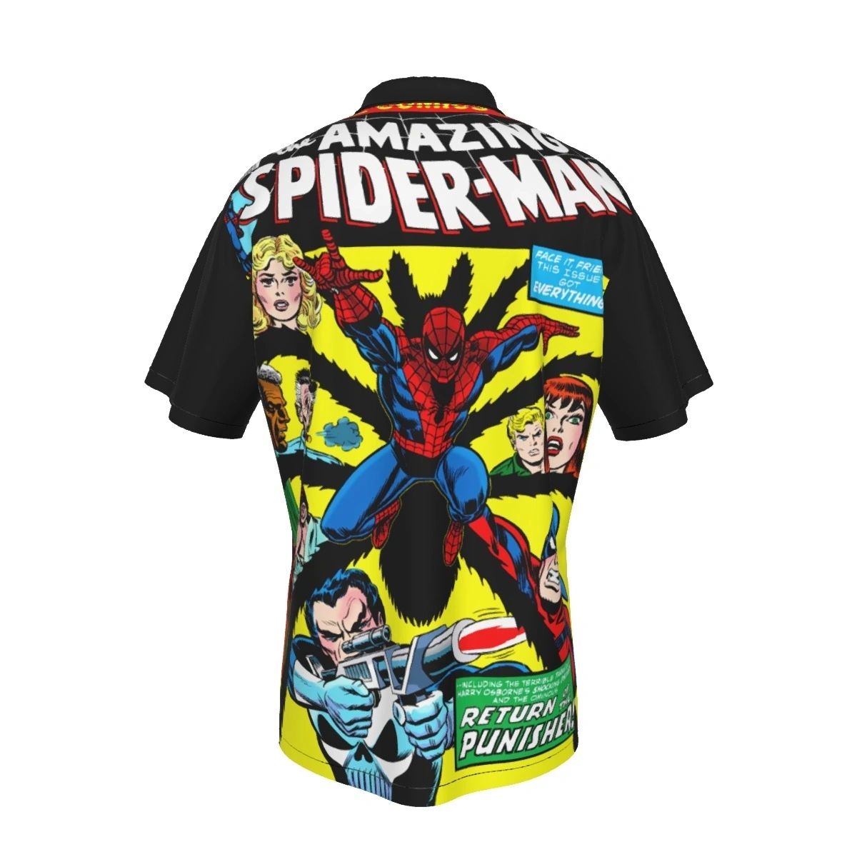 SPIDERMAN 135 ALL OVER SHIRT AND TANK TOP
