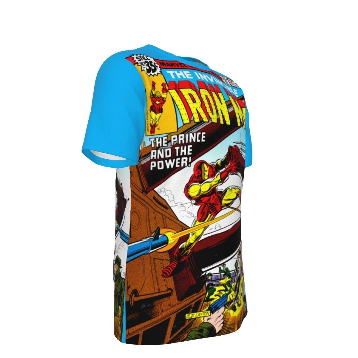 IRON MAN 121 ALL OVER SHIRT AND TANK TOP
