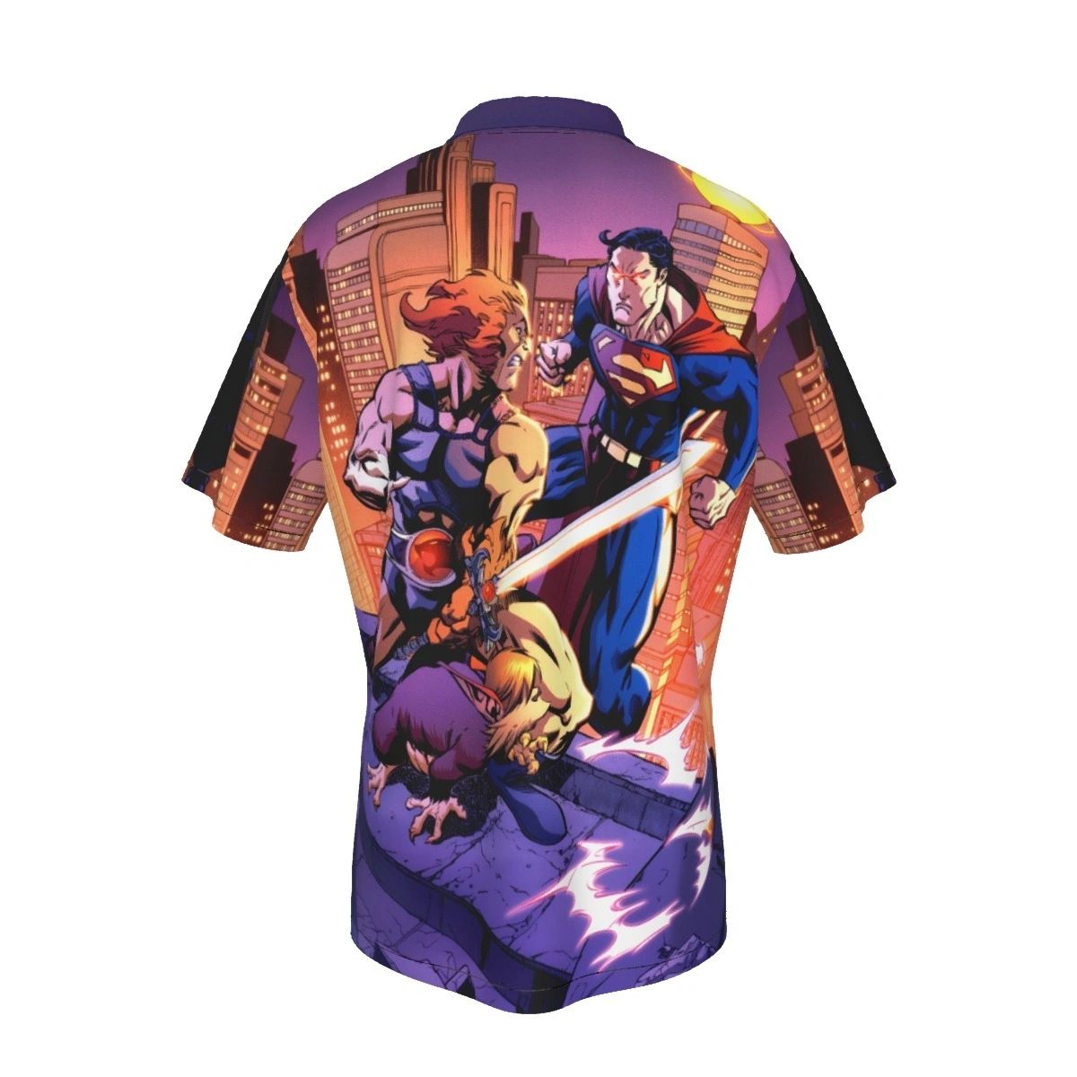 SUPERMAN & LION-O ALL OVER SHIRT AND TANK TOP -THUNDECATS