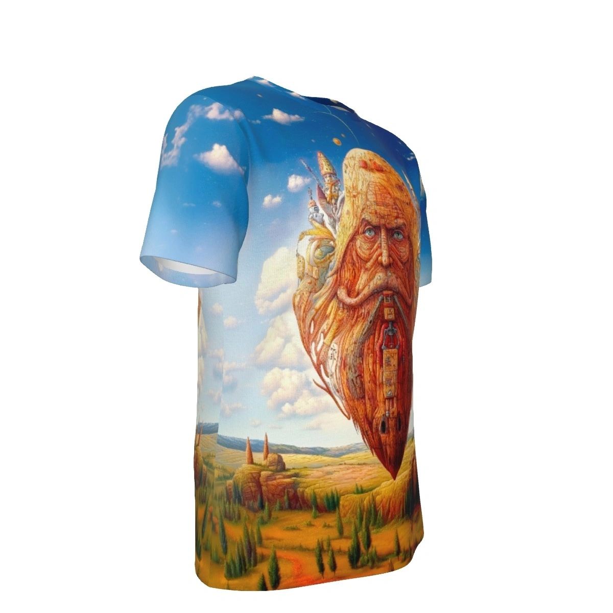 FLOATING BEARD BEARD ALL OVER SHIRT AND TANK TOP
